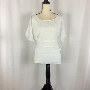 JM Collection  Sheer Layered Blouse 209A